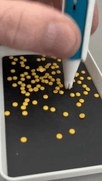 🔥 Last Day 50% OFF – 💎 Automatic Diamond Painting Bead Dispenser Pen & Tray Set | Wax-Free Round Drill Pen for Faster, Easier Crafting ✨