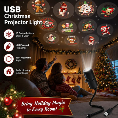 🔥LAST DAY 57% OFF - 🌠HD Smart Dynamic 5D Holographic Night Light Projector, Multi‐Scene Projection Light for Christmas, Halloween & Faith‐Themed Decors🎄