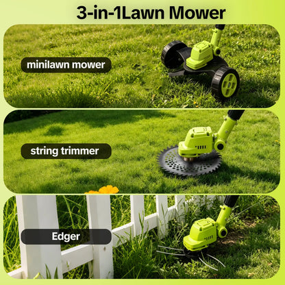 🌿60% OFF TODAY⚡ 3-in-1 Cordless Grass Trimmer