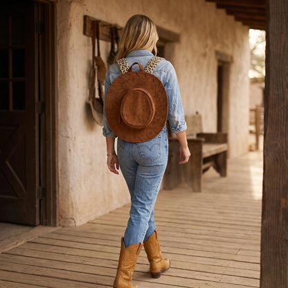 🔥Last Day 58% OFF - 🤠🐎Cowgirl Hat Backpack